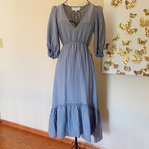 Superfoxx Elbow Sleeve High Low Ruffle Dress Size XS